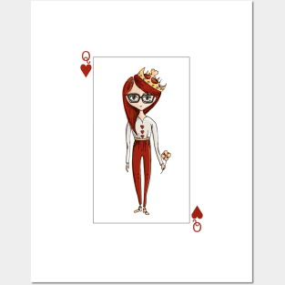 Queen of Hearts Posters and Art